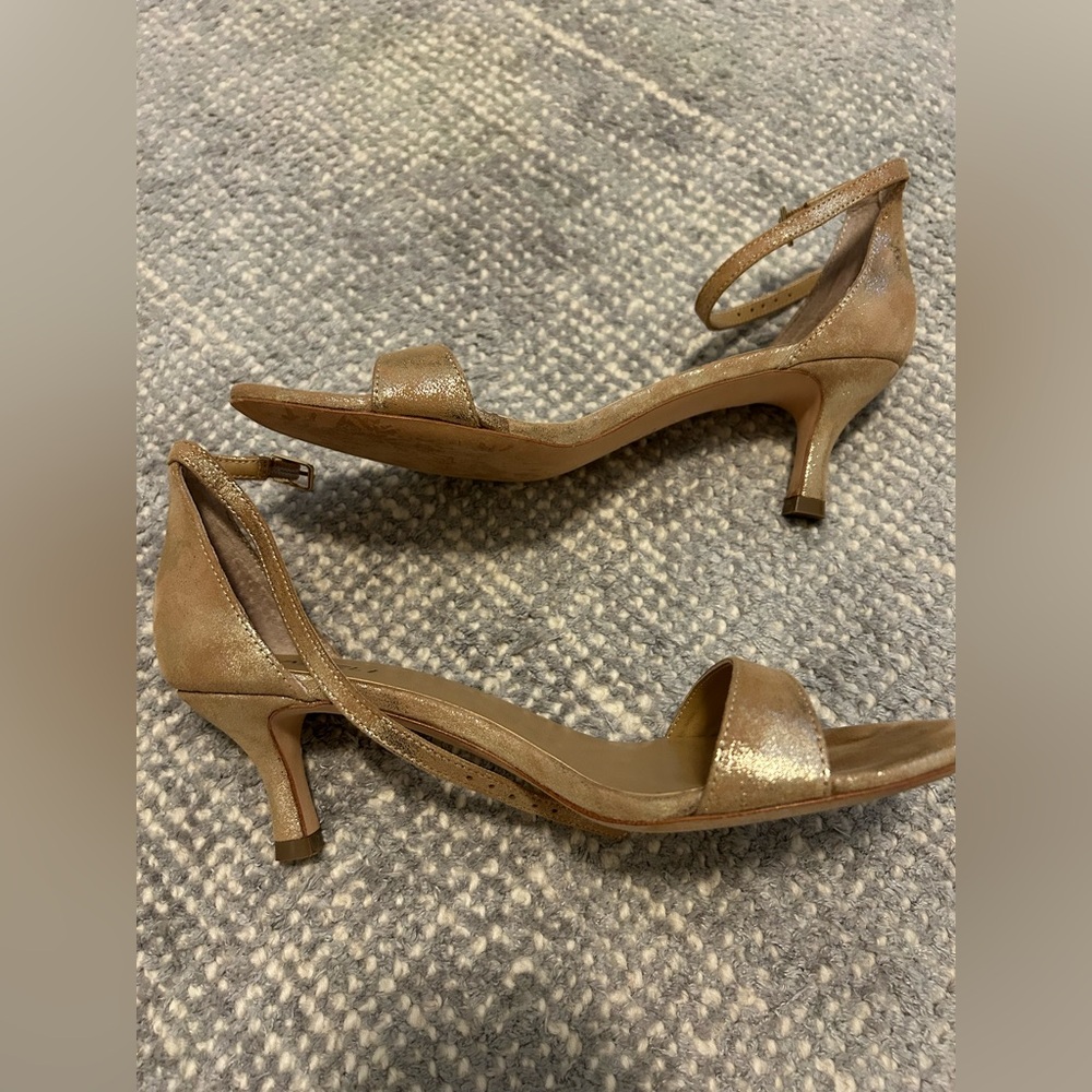 Vaneli Moor - Gomez - Gold Strappy Heels